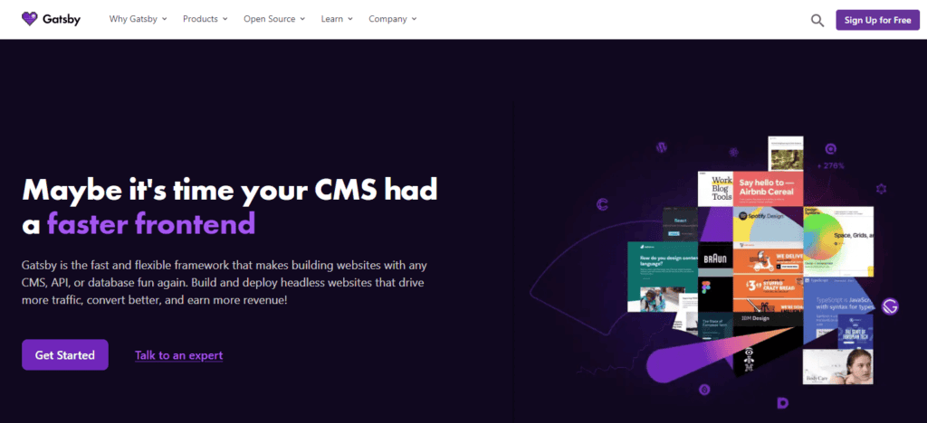 Gatsby wordpress headless framework