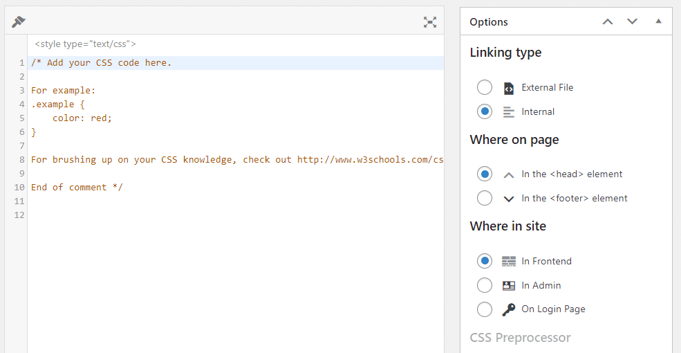 image 16 - Seahawk adding custom css in wordpress