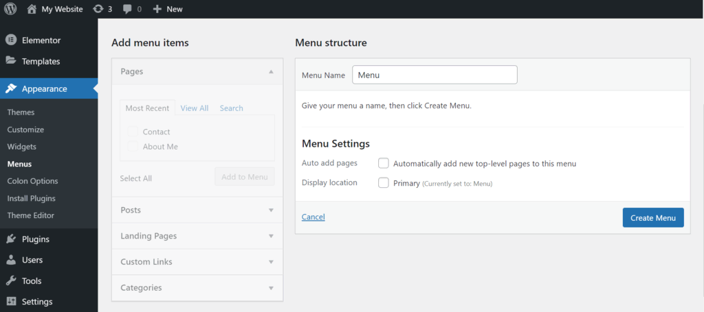 wix-to-wordpress-8 - Seahawk creating-wordpress-menu