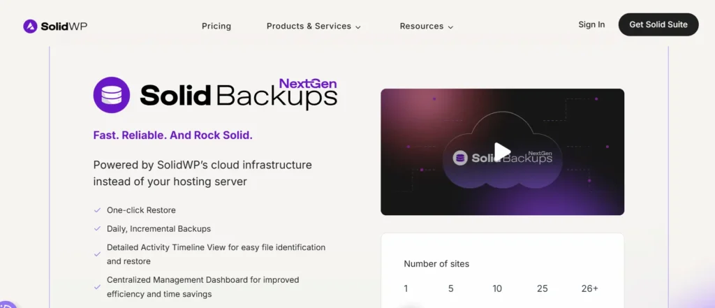 Best WordPress Backup Plugins to Secure Your Website 80 SolidWP Backups
