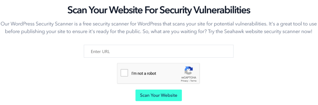 WordPress-Vulnerability-Scanner-Online-Seahawk - Seahawk
