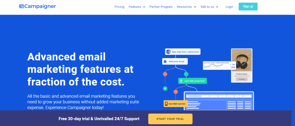 Campaigner - Seahawk Campaigner is one of the best email marketing services