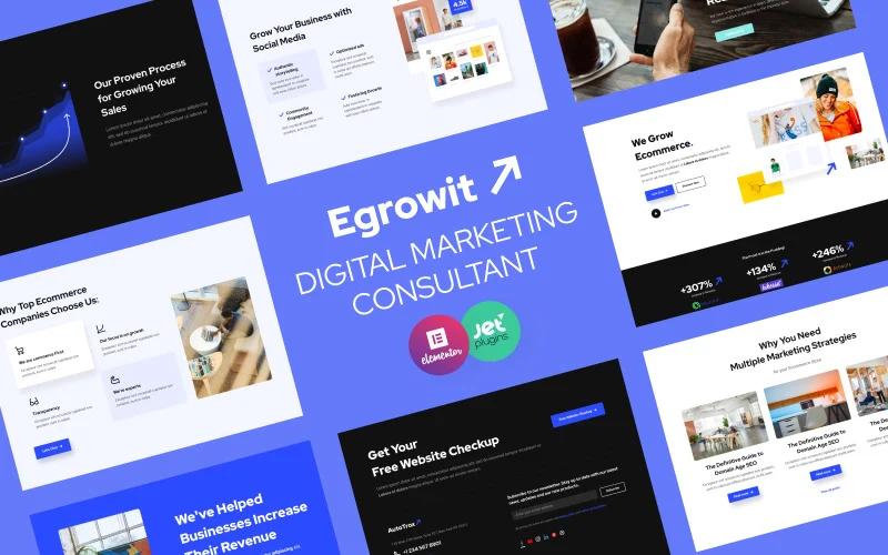 Egrowit - Seahawk Egrowit is one the best landing page template