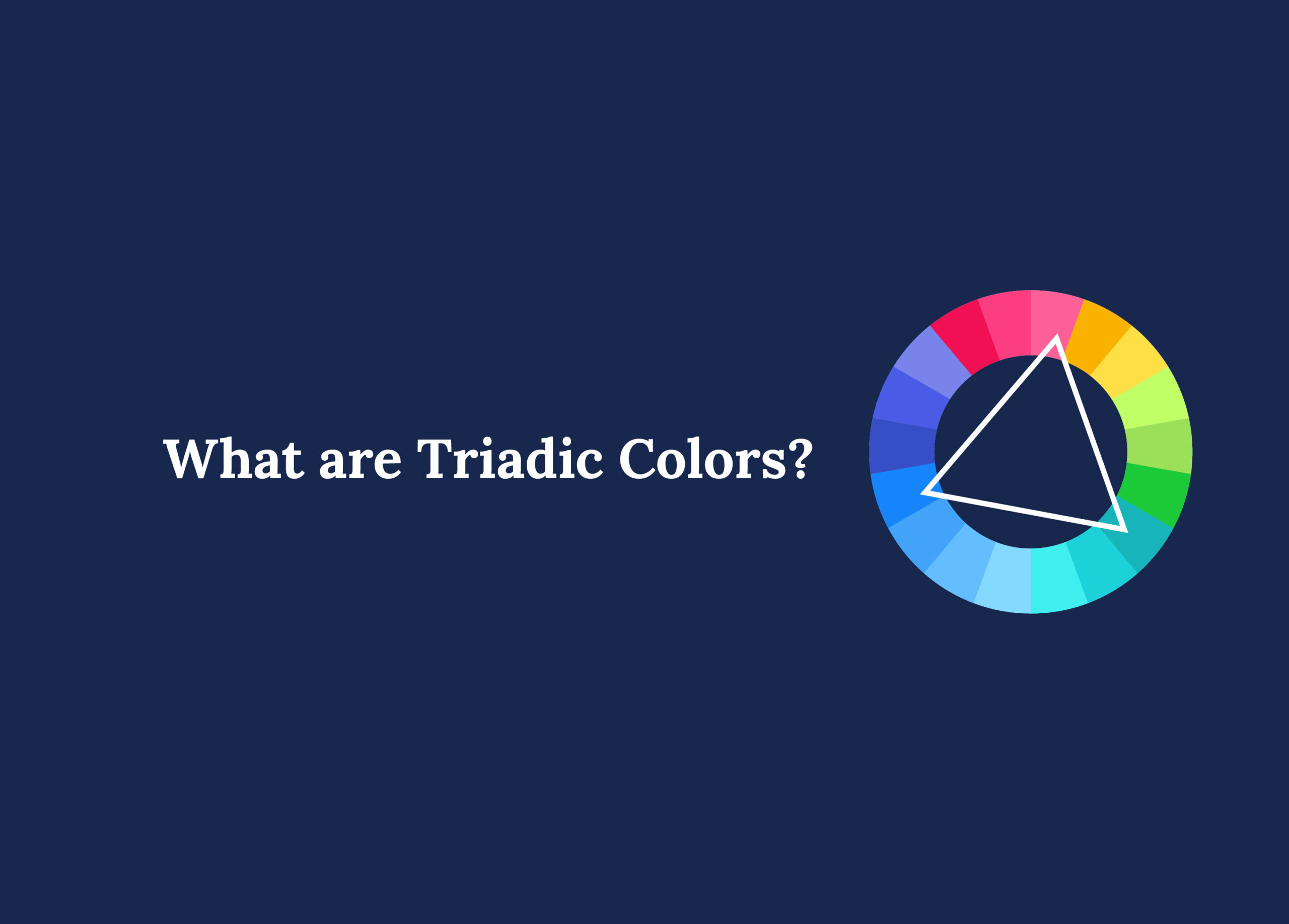 What are Triadic Colors