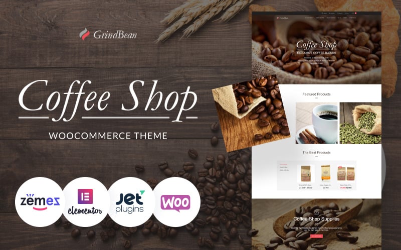 coffee shop - free woocommerce themes