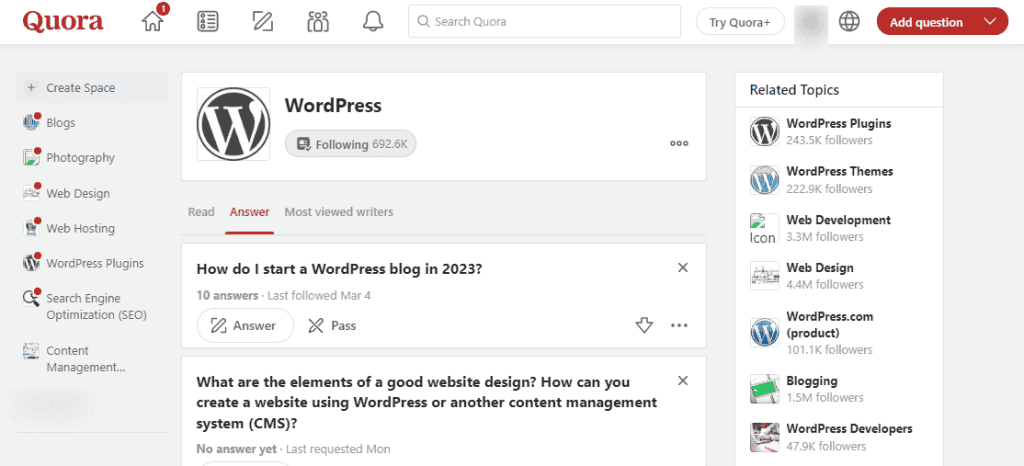 wordpress-quora-help