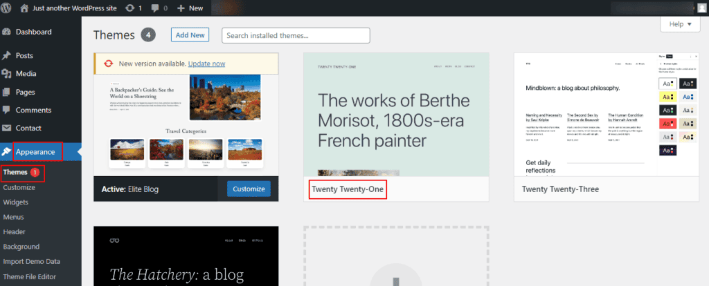 wordpress-default-theme-for-fixing-500-internal-server-error