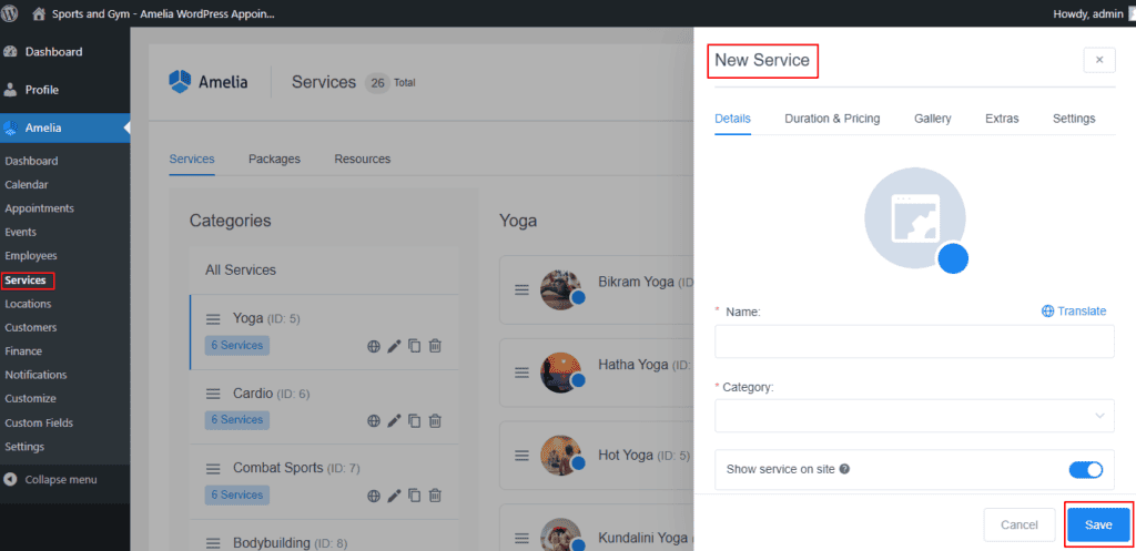 wp-amelia-service-page-creation-in-wordpress-dashboard - Seahawk wp-amelia-service-page-creation-in-wordpress-dashboard