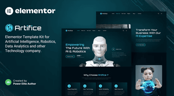 Artifice - Seahawk Artifice-best-ai-web-design-templates