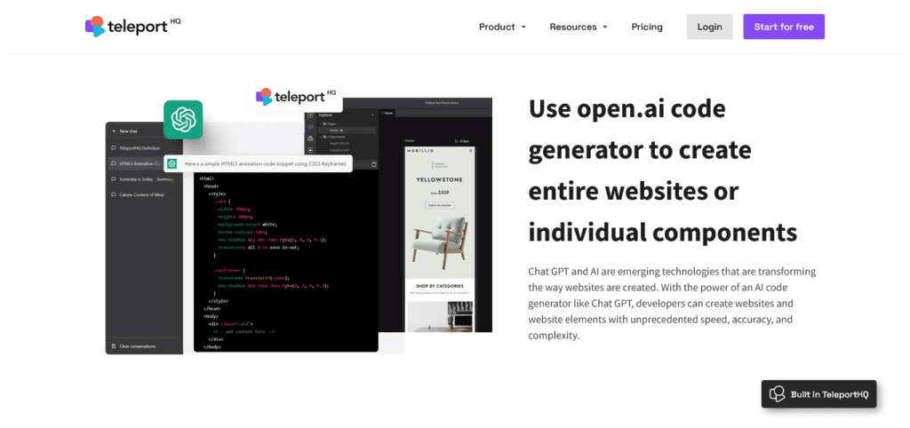 TeleportHQ-AI-Powered-Website-UI-Builder - Seahawk teleporthq-ai-powered-website-ui-builder