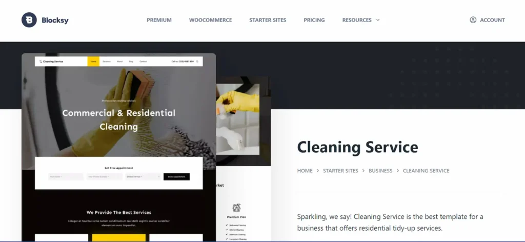 Best Cleaning Website WordPress Themes That You Must Try Today 80 Cleaning Service starter site