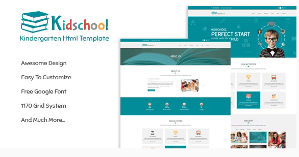 school-template-kindergarten-student-kidschool