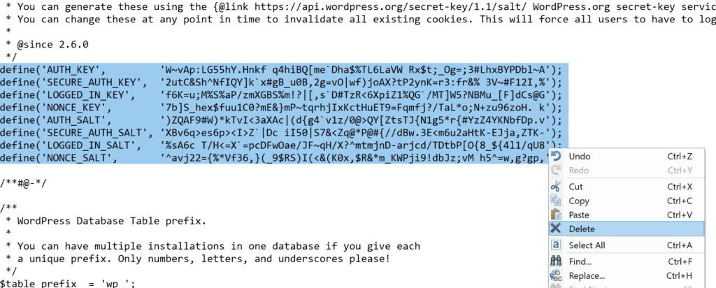wordpress-salts