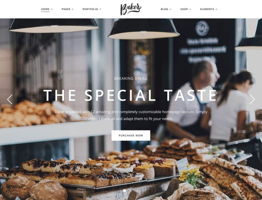 Baker-WordPress-Theme - Seahawk Baker-elegant theme | bakery theme