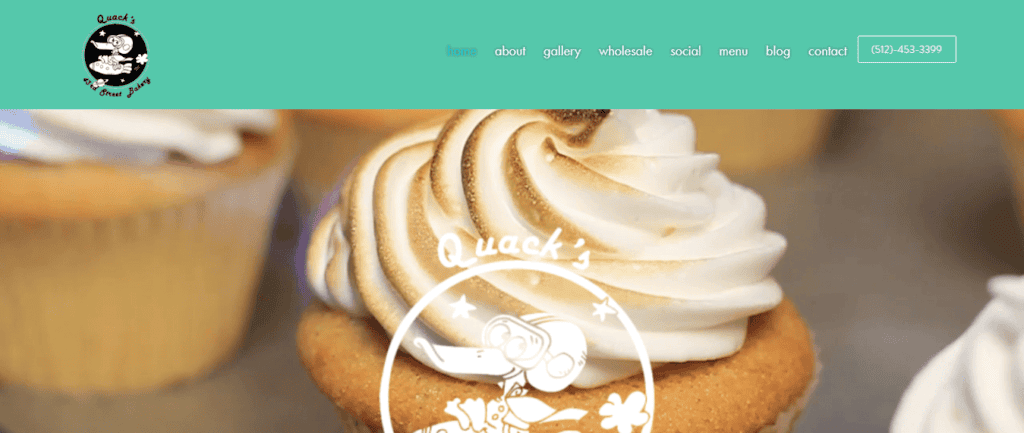 Quacks-bakery-website-design-inspirations - Seahawk Bakery Website Design Ideas and Inspirations (Quacksberry)