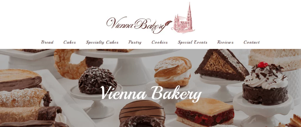 Vienna-bakery-website-design - Seahawk Bakery Website Design Ideas and Inspirations (Vienna Bake)