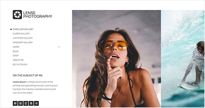 lense-photography-wordpress-theme - Seahawk Photography theme | Responsive WordPress theme