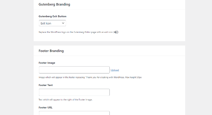 gutenberg-and-footer-branding-settings - Seahawk Gutenberg and footer branding settings