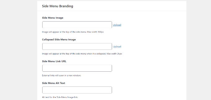 side-menu-branding-settings - Seahawk Side menu branding settings