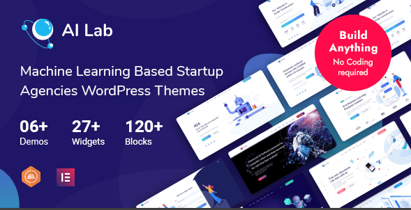 AI Lab an Ai website template