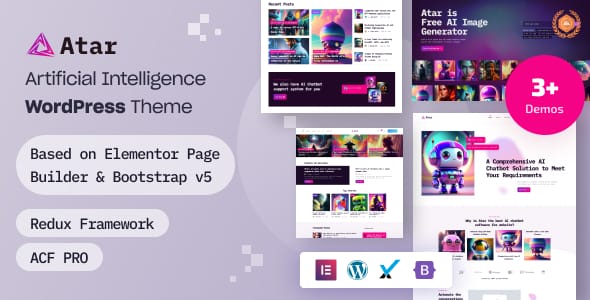 Atar an Ai website template
