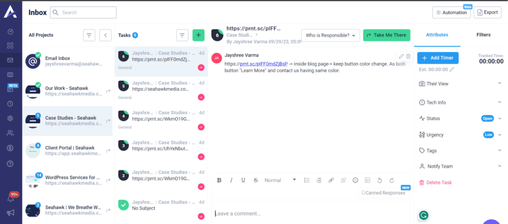 Atarim-Shared-Inbox-with-Team-Clients - Seahawk Atarim Shared Inbox with Team & Clients