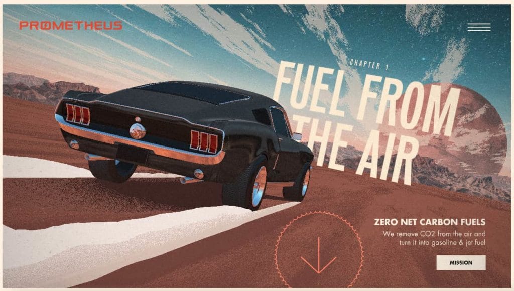 Interactive-website-Promtheus-Fuels-invites-readers-to-learn-how-their-company-is-creating-fuel-from-the-air - Seahawk Interactive website Prometheus Fuels invites readers to learn how their company is creating fuel from the air