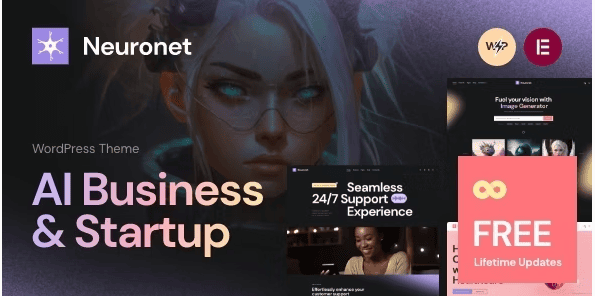 Neuronet an Ai website template