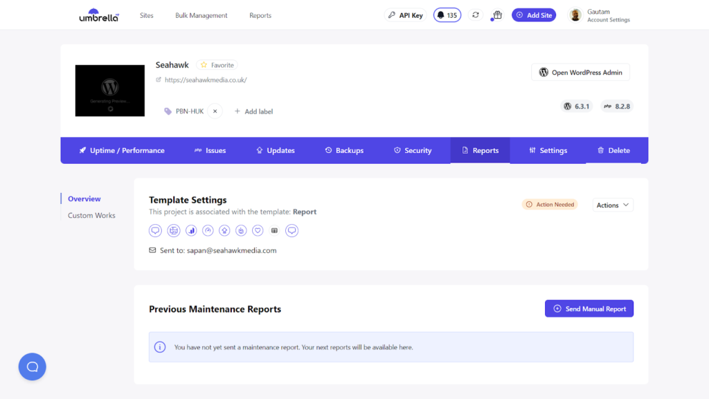 WP-Umbrella-Automated-Maintenance-Reports - Seahawk WP Umbrella Automated Maintenance Reports