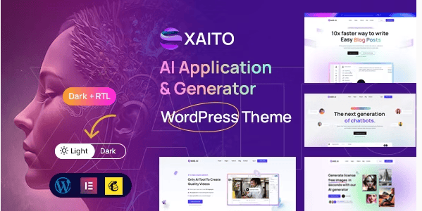Xaito an Ai website template