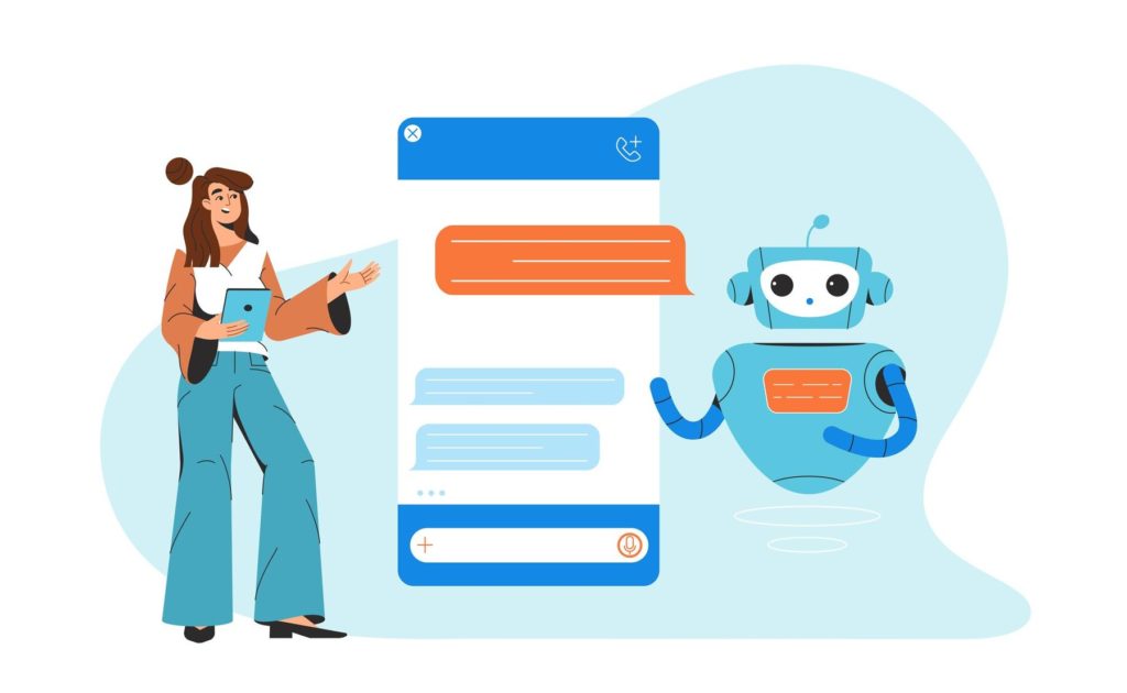 flat-woman-chatting-with-chatbot-communicating-ai-robot-assistant_88138-959 - Seahawk Google bot