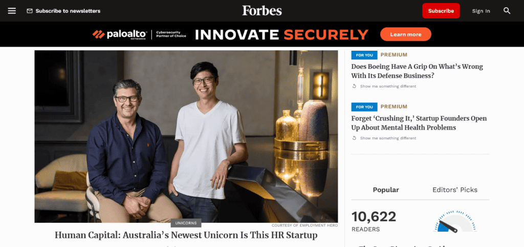 forbes-wordpress-site-for-online-publications - Seahawk forbes-wordpress-site-example-for-online publications