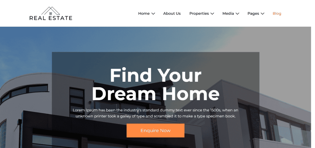 free-real-estate-wordpress-theme