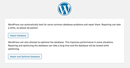 repairwpdb - Seahawk Repair WordPress database