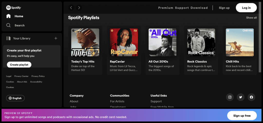 spotify-music-streaming-service-wordpress-site - Seahawk spotify-music-streaming-service-wordpress-site-example