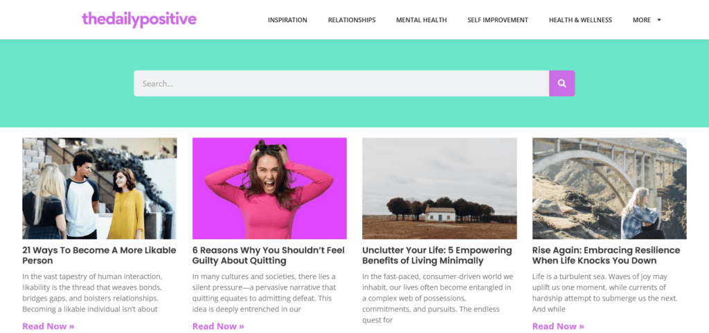 the-daily-positive-inspiring-wordpress-website - Seahawk the-daily-positive-inspiring-wordpress-website-example