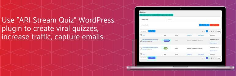 ARI-Stream-Quiz-WordPress-plugin - Seahawk ARI Stream Plugin