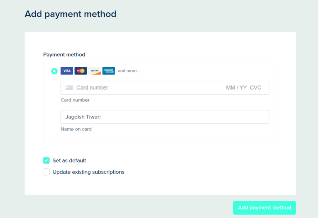 Payment-Methods - Seahawk Add Payment Options