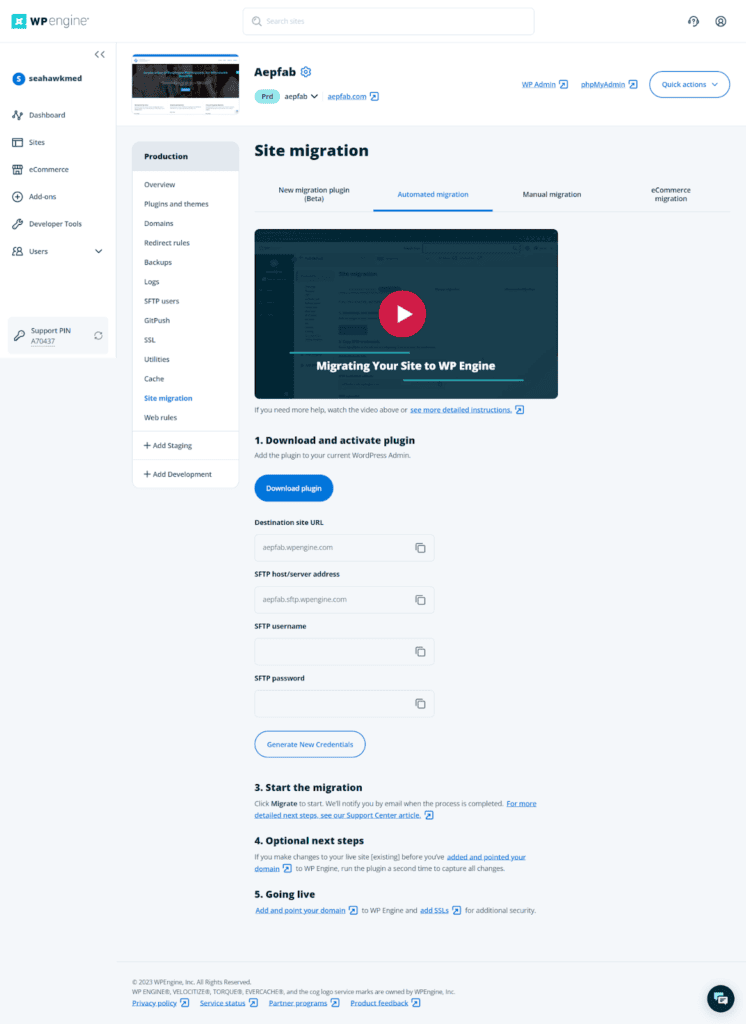 WP-Engine-Site-Migration - Seahawk WP Engine Site Migration