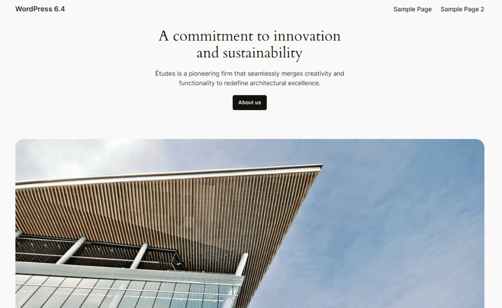 New Default Theme – Twenty Twenty-Four