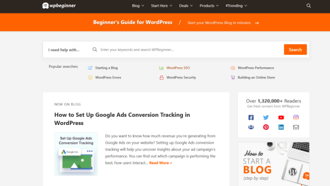 wpbeginner - Seahawk WPBeginner- wordpress blogs follow