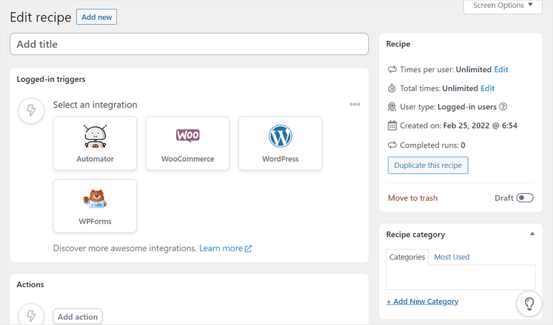 no-code-recipe-builder - Seahawk no-code-recipe-builder