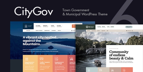 CityGov - Seahawk CityGov - Government WordPress Theme