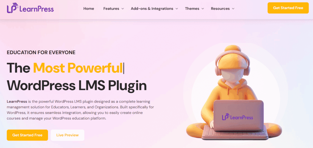 15 Best WordPress LMS Plugins (Free & Premium) 79 LearnPress-WordPress-LMS-Plugins