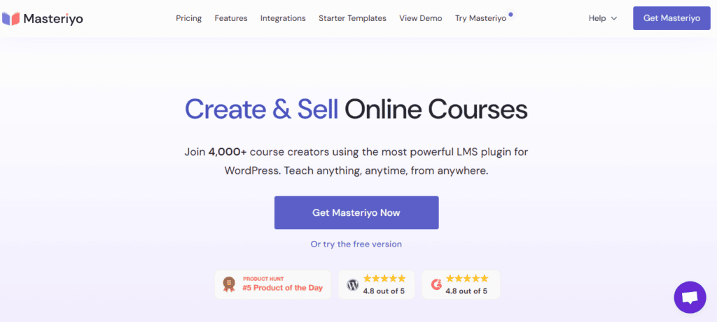 15 Best WordPress LMS Plugins (Free & Premium) 89 Masteriyo-LMS-Plugin-for-WordPress