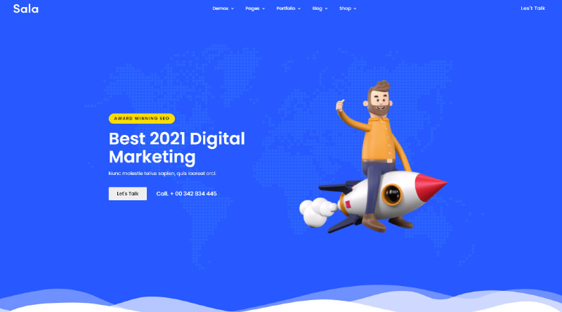 Sala-WordPress-Theme - Seahawk Sala-WordPress-Theme