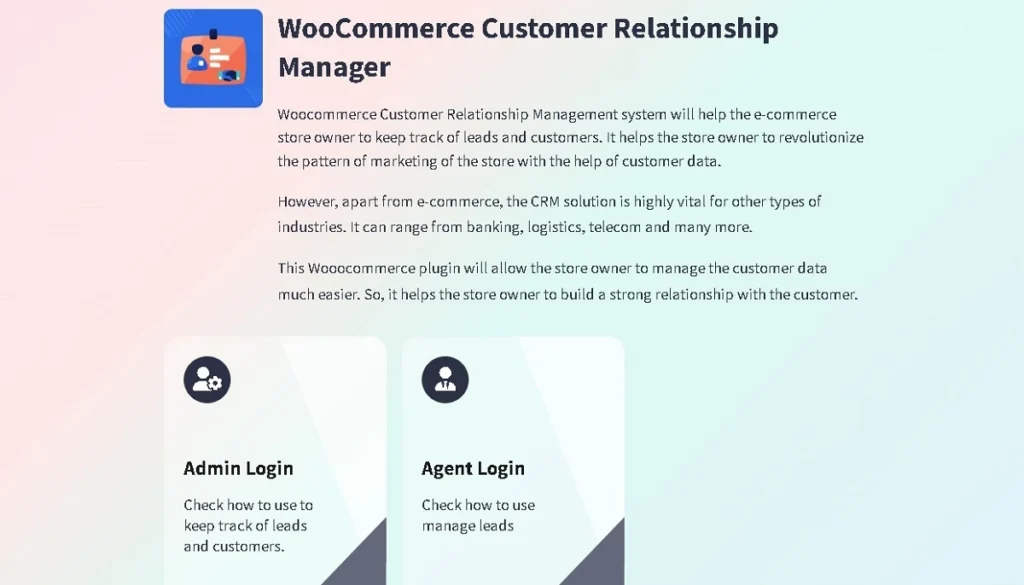Woocommerce-crm