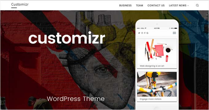customizr - Seahawk Customizr Best Free WordPress Themes
