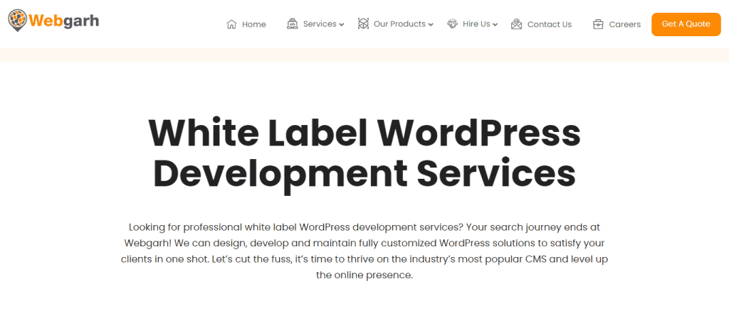 webgarh-white-label-wordpress-development-services