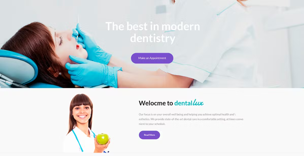 Dentalux - Seahawk Dentalux - pharmacy & lab web design templates